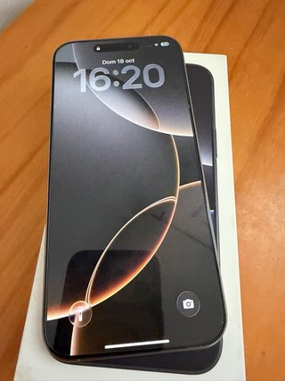 iPhone 16 Pro Max 256GB titanium natural leer bien