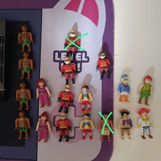 Lote de 16 Figuras Disney Kinder