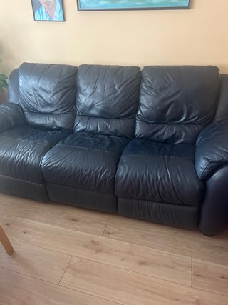 Sofá de piel Natuzzi 3 plazas y otro de 2 plazas