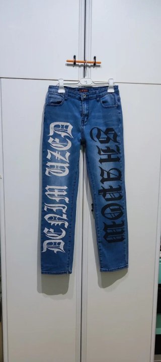 Jeans Ragazzo 14 Anni con Scritte
