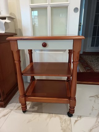 Mesa Auxiliar de Madera Maciza