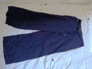 Pantalón de Algodón Azul Marino