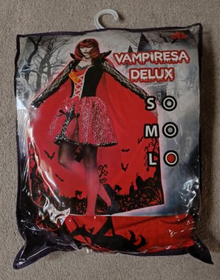 Disfraz Vampiresa Delux Talla L