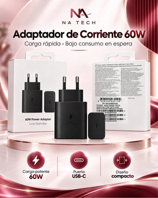 Adaptador de Corriente NA TECH 60W USB-C