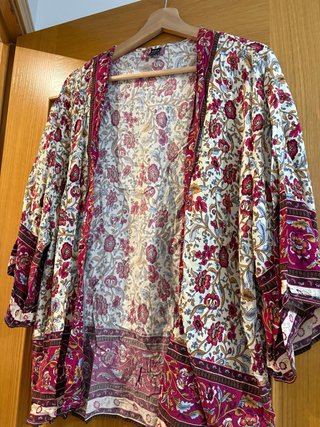 Kimono Estampado Floral Shein