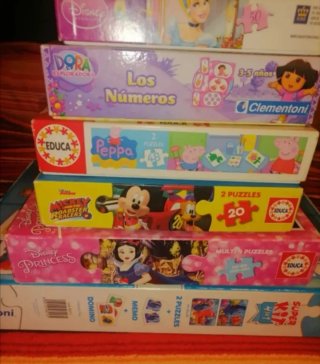 Lote 13 Puzzles Infantiles Disney, Dora, Peppa Pig