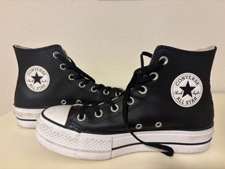 Converse Chuck Taylor All Star Plataforma Negras