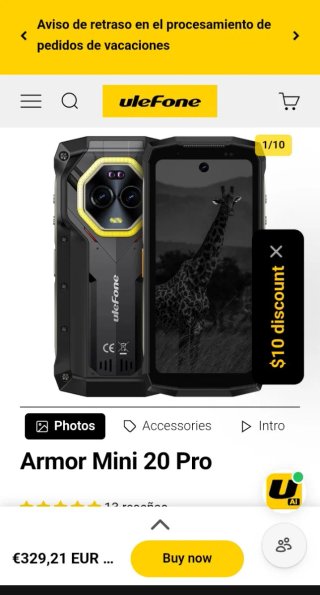 Ulefone Armor Mini 20 Pro