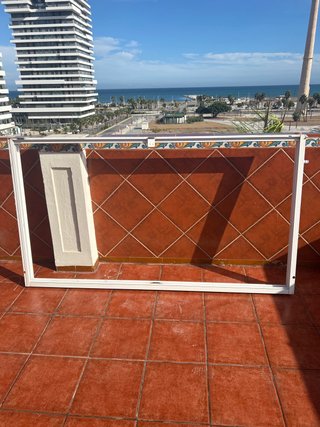 Ventana Balconera Corredera de Aluminio