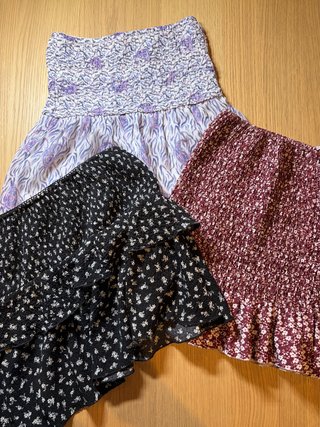 Pack de 3 faldas cortas