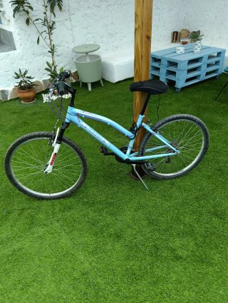 Bicicleta de chica Azul