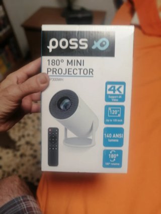 Mini Proyector Poss 180° P300WH