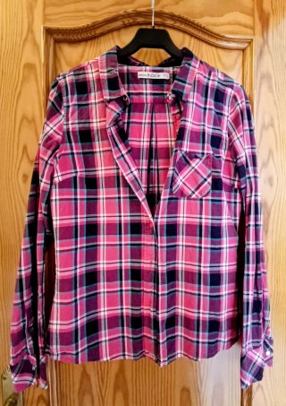 Camisa de Cuadros Rosa INSIDE
