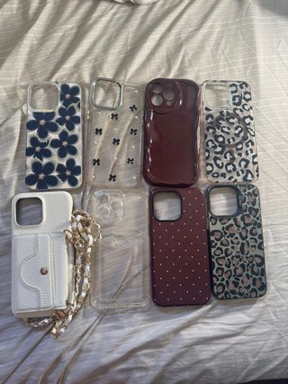Confezione da 8 custodie per iPhone 15 Pro Max