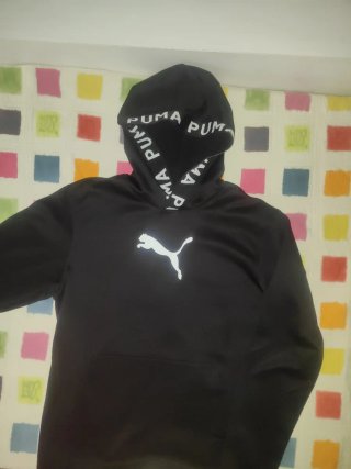 Sudadera con capucha PUMA negra