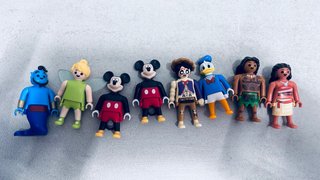 Figuras Playmobil Disney y Superheroes DC.