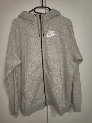 Sudadera Nike con Cremallera Gris