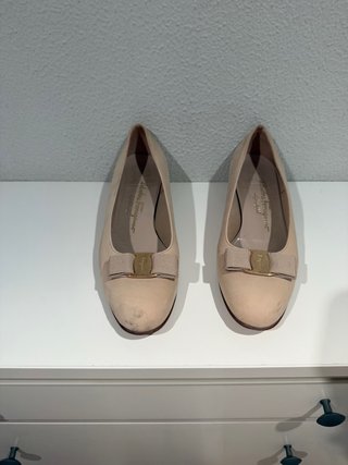 Zapatos Salvatore Ferragamo Vara Vintage Beige