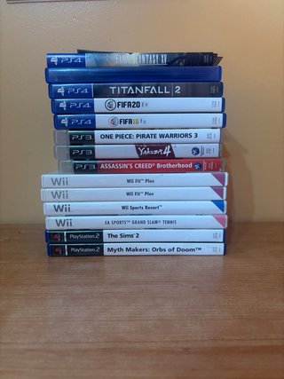 Lotto giochi e custodie PS4 PS3 Wii PS2