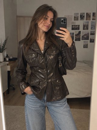 Chaqueta Moschino Jeans Marrón Talla 36