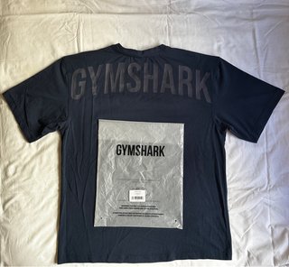 Camiseta Gymshark Oversize Navy