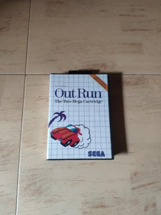 Out Run Sega Master System Completo, Buen Estado
