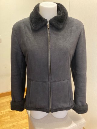 STUDIO CLASICS Chaqueta faux doble faz Negra