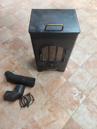 Chimenea + tubos + utensilios de limpieza