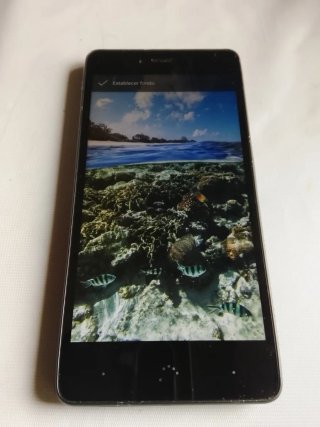 Smartphone BQ Aquaris Negro