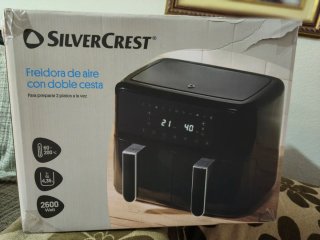 Freidora de aire SilverCrest doble cesta