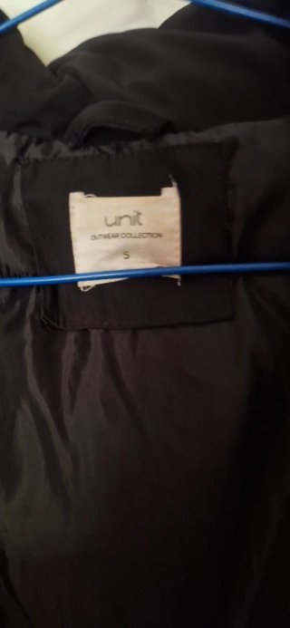 Parka Negra Unit Talla S