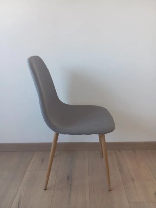 Silla de comedor gris