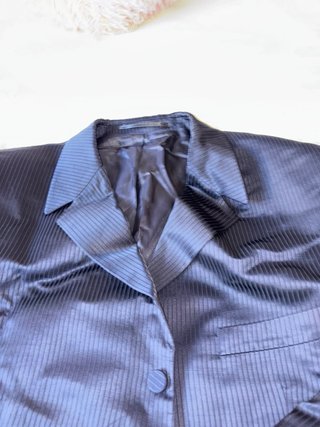 Americana Azul con Rayas