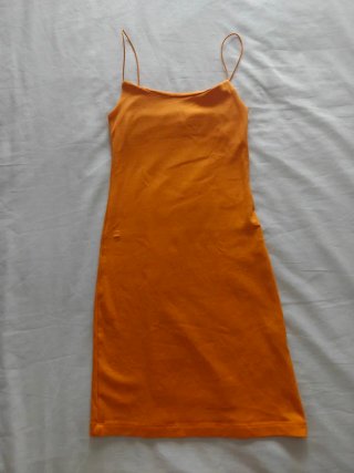Vestido Naranja Zara