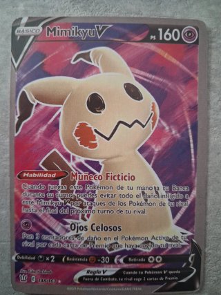 Carta Pokémon Mimikyu V