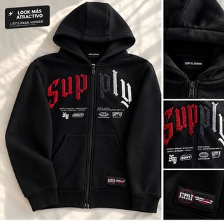 Sudadera con Cremallera Supply & Demand