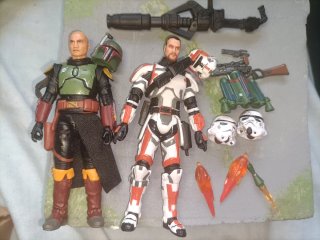 Lote Star Wars Hasbro 3.75 (Boba + Trooper)