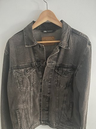 Chaqueta vaquera Zara gris