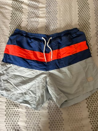 Bañador Azul y Naranja Talla XXL