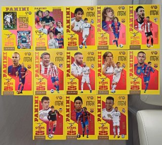 Lote Cromos Panini Stars on 25 Megacraks