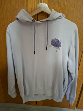 Sudadera Lila con Capucha