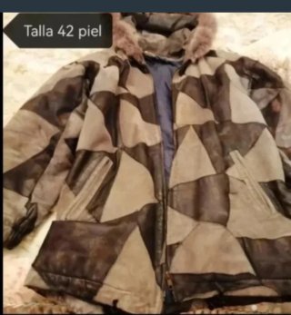 Chaquetón de Piel Diseño Talla 42