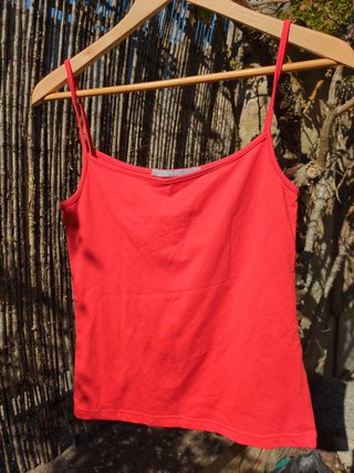 Camiseta tirantes coral S