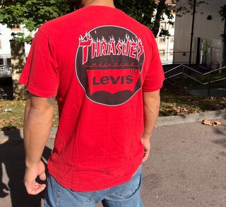 Camiseta Thrasher & Levis