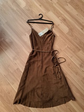 Vestido Massimo Dutti 100% Piel