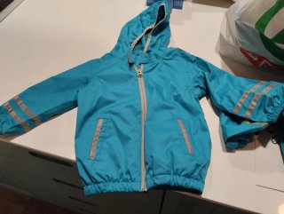 Conjunto Impermeable Azul Talla 2 Años