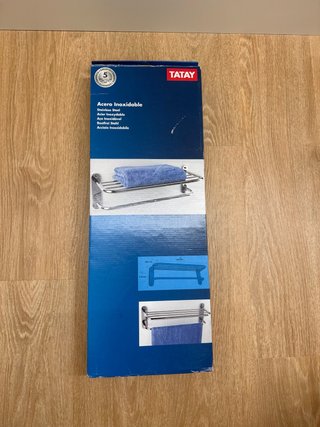Toallero de pared Tatay acero inoxidable