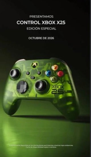 Mando Xbox 25 Aniversario Edición Especial