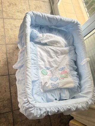 Moisés para bebé con vestidura