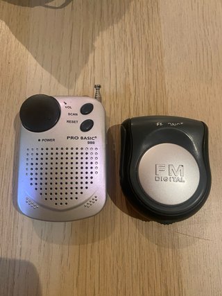 Lote de 2 Radios Portátiles